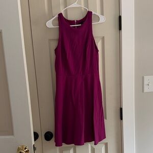 White House Black Market Magenta Mini Dress